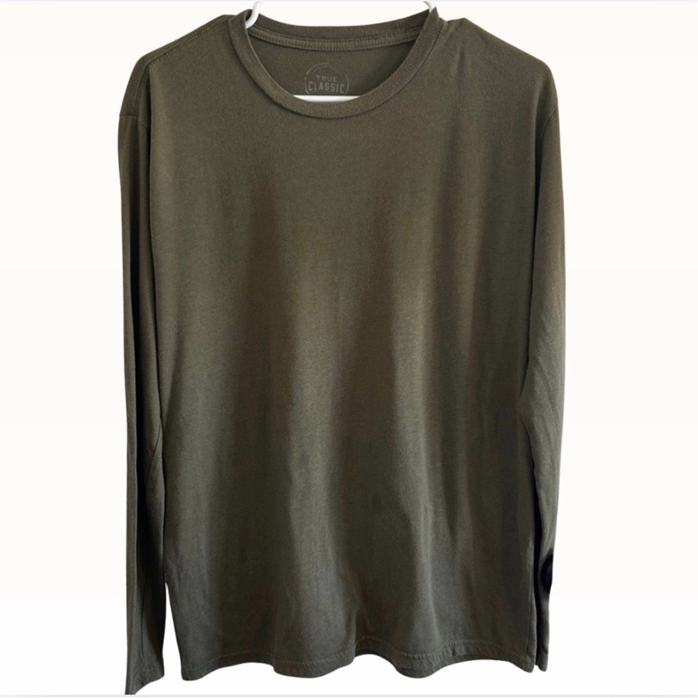 True Classic Green Long Sleeve Medium